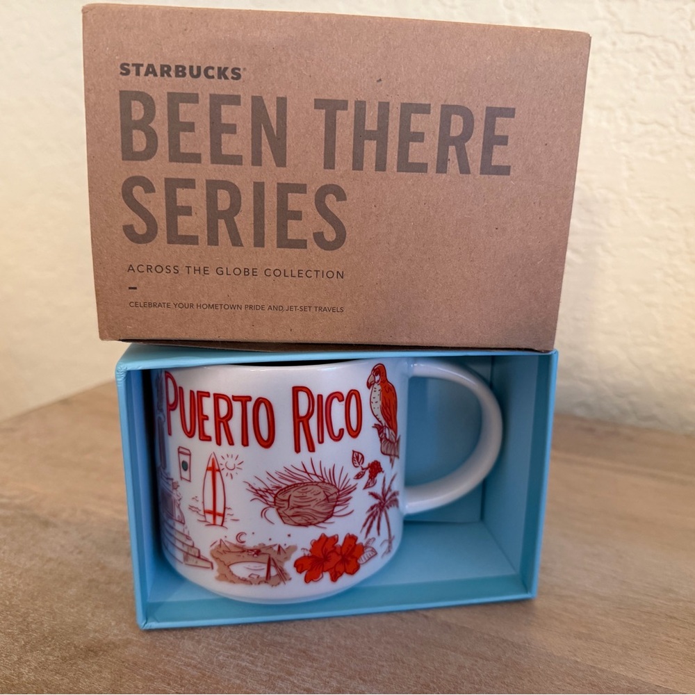 Starbucks Puerto Rico Mug - Red and White Design NWT “Been there series”